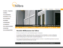Tablet Screenshot of hilbra.de
